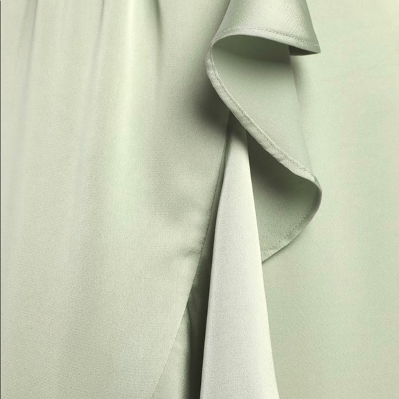 Lulu's Sage Green Ruffle Maxi Dress - Picture 2 of 2